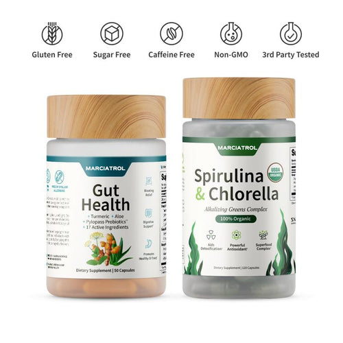 Gut Reset Bundle - Gut Health + Spirulina & Chlorella
