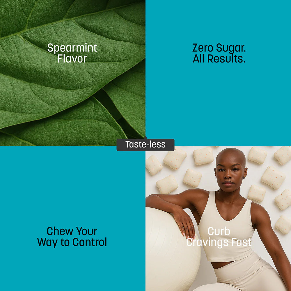 Tasteless Gymnema Chewing Gum – Sugar Cravings Control, Vegan Friendly