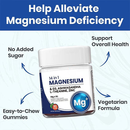 14 in 1 Magnesium Complex Gummies